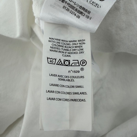 Polo Ralph Lauren Mens White Button Down Long Sleeve Shirt Classic Fit Size XXL - Picture 6 of 8